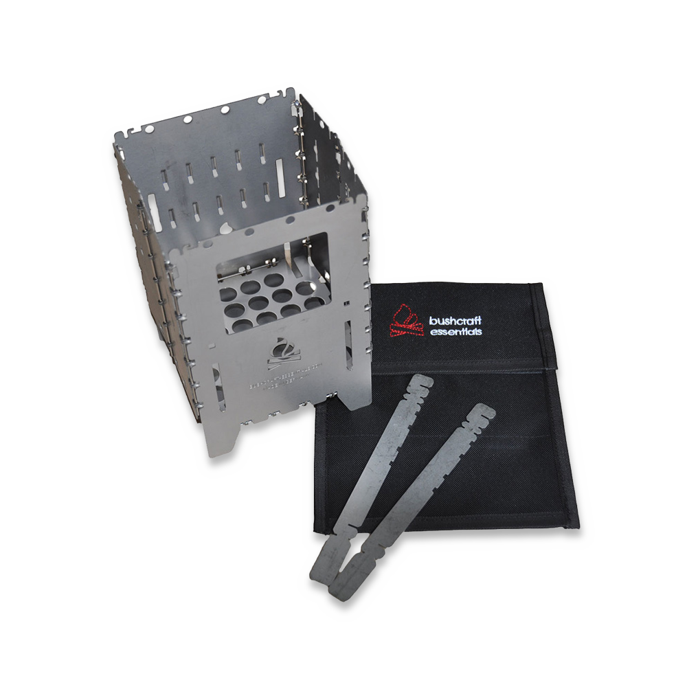 Bushcraft Essentials Outdoor Stove Bushbox XL Titanium | Lamnia