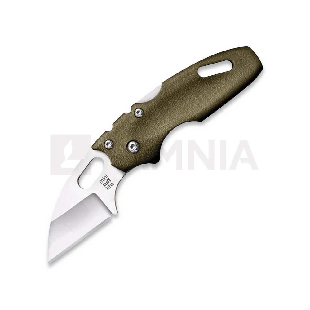 Cold Steel Mini Tuff Lite Plain Edge 折り畳みナイフ, 緑 CS-20MTGD
