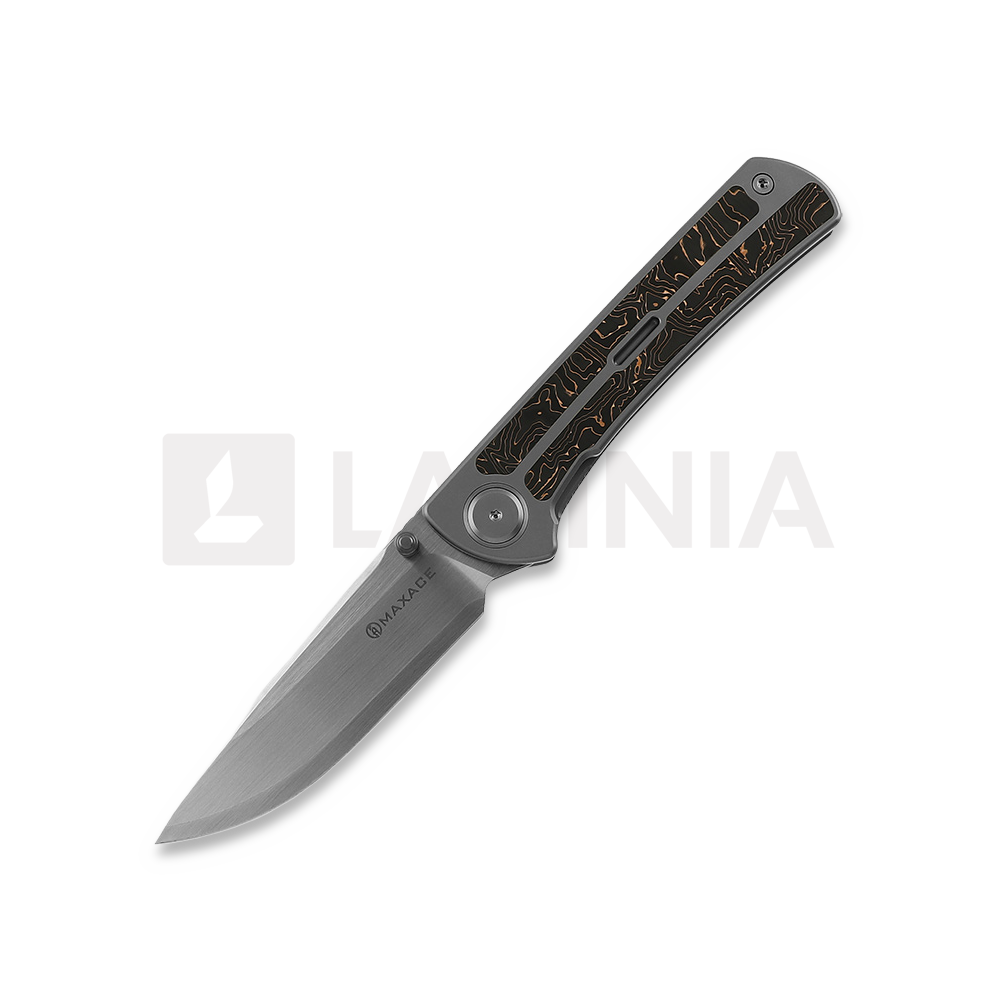 Maxace Peregrine folding knife, Sandblast/Copper CF | Lamnia