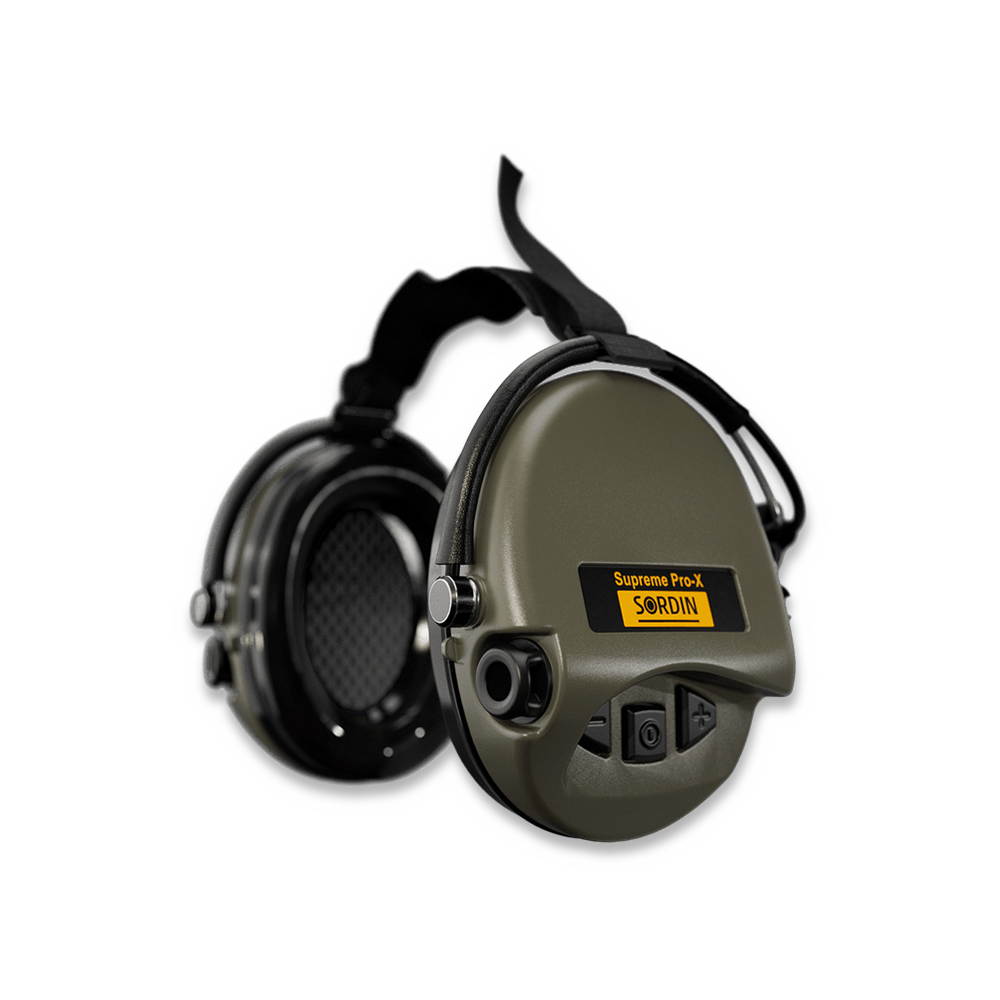 Sordin Supreme Pro-X Neckband 耳あて, Hear2, 緑 76302-X-S | Lamnia