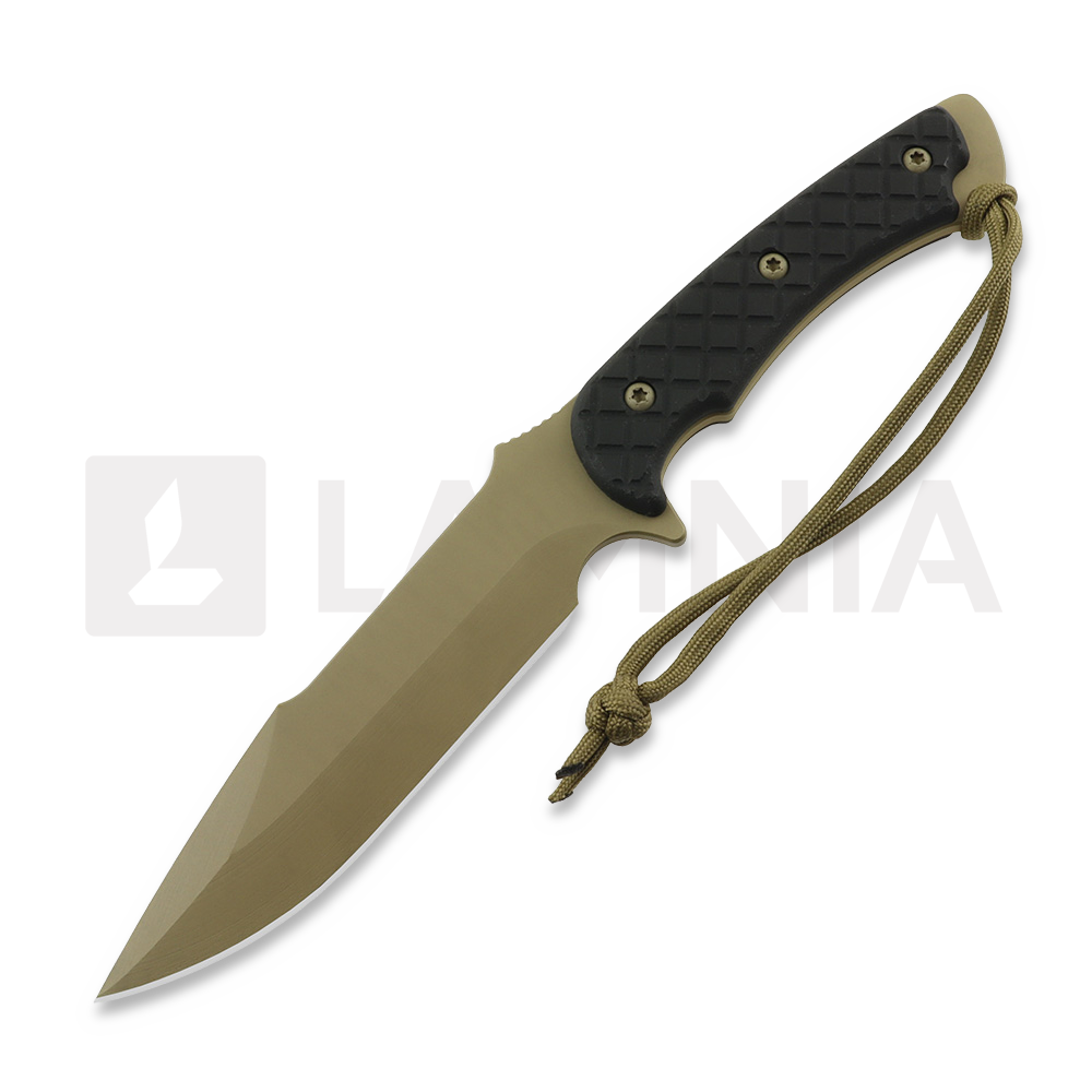 Spartan Blades Horkos ナイフ, FDE/Black, Tan Kydex | Lamnia