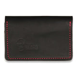 Flagrant Beard - Wallet, black red stitched