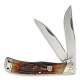 Rough Ryder - Jumbo Trapper Brown Stag Bone