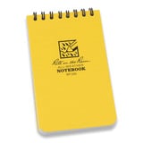 Rite in the Rain - Top Spiral Notebook 3 x 5, amarelo