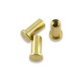Hinderer - XM-18 3.5 Handle Nuts Set Of 3, brass