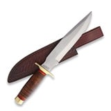 Marbles - Stacked Leather Bowie