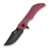 VDK Knives - Talisman flipper, red/jade