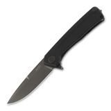 ANV Knives - Z100 Plain edge Dural Frame Lock, ดำ