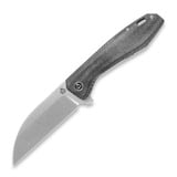 QSP Knife - Pelican Micarta, juoda