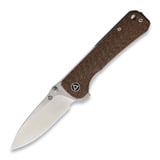 QSP Knife - Hawk Micarta, brązowa