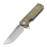 Chaves Knives - T.A.K, green micarta, drop point