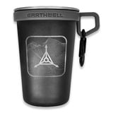 Triple Aught Design - Earthwell Pint Cup Black Topo Logo
