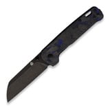 QSP Knife - Penguin Carbon Fiber, כחול