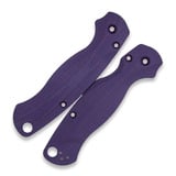 Flytanium - Lotus Purple G-10 "Purple Haze" Scales for Spyderco PM2 Knife