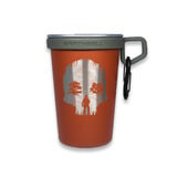 Triple Aught Design - Earthwell Pint Cup Sierra Red Topo Skull Cave