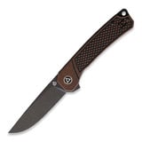 QSP Knife - Osprey Linerlock Copper, sort