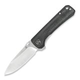 QSP Knife - Hawk Linerlock Black Micarta