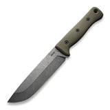 Reiff Knives - F6 Leuku, verde olivo