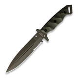 Halfbreed Blades - Medium Infantry Knife, olivgrön