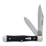 Case Cutlery - Black Micarta Smooth Small Swell Center Jack