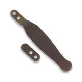 Hinderer - Solid Pocket Clip & Filler Tab set Titanium Stonewash Bronze