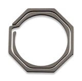 Flytanium - Octagonal Titanium Keychain 30mm