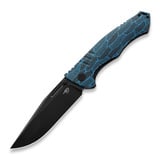 Bestech - Keen II, Black and Blue G-10/Titanium