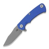 Hinderer - Project x Magnacut Clip Point Tri-Way Working Finish Blue G10