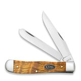 Case Cutlery - Trapper, Yellow Curly Oak Smooth