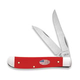 Case Cutlery - American Workman Red Synthetic Smooth Mini Trapper