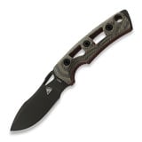 Fobos Knives - Tier1-Mini Mini, Micarta Camo - Red Liner, must