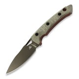 Fobos Knives - Cacula, Micarta OD - Red Liners, must