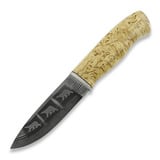 Javanainen Forge - Damascus Knife, Polar Bear Pattern