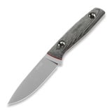 TRC Knives - Classic Freedom FFG M390 satin, black micarta red liner