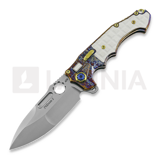 Andre de Villiers - Pitboss 2, White G10/Acid Rain