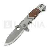 Andre de Villiers - Trailboss Wave Tab, Blasted & Handmade Rag Micarta