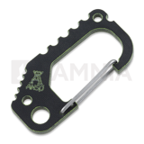 Anso of Denmark - Carabiner V2 - G10 - Black/Yellow