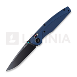 ANV Knives - A100 BB - DLC Black Elmax - GRN, bleu