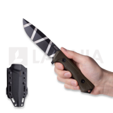 ANV Knives - P250 - Sleipner Ceracote BC - GRNPU, оливковый