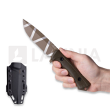 ANV Knives - P250 - Sleipner Ceracote C/Camo - GRNPU, оливковый