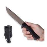 ANV Knives - P300 - Sleipner Cerakote Coyote - GRNPU, чёрный