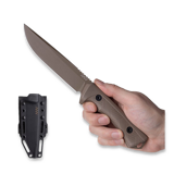 ANV Knives - P300 - Sleipner Cerakote Coyote - GRNPU, coyote