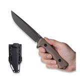 ANV Knives - P300 - Sleipner Cerakote Olive - GRNPU, coyote