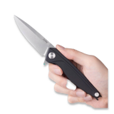 ANV Knives - Z300 BB - Sleipner Stonewash - Dural, noir