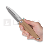 ANV Knives - Z400 BB - Sleipner Stonewash - G10, coyote