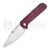 Artisan Cutlery - Arion CPM S35VN, Micarta Titanium, rosu