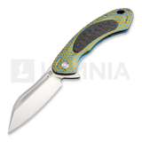Artisan Cutlery - Eterno Framelock CPM S35VN, gold/blue