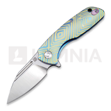 Artisan Cutlery - Wren Framelock CPM S35VN, blue/gold