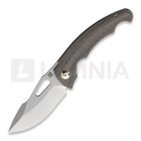 Artisan Cutlery - Xcellerator, Stonewashed, OD Green Micarta