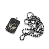 Audacious Concept - Dog Tag Pendant - Titanium PVD - Angel (One Side)